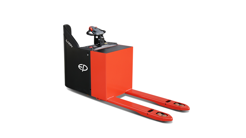EP Equipment ride-on electric pallet truck for hire